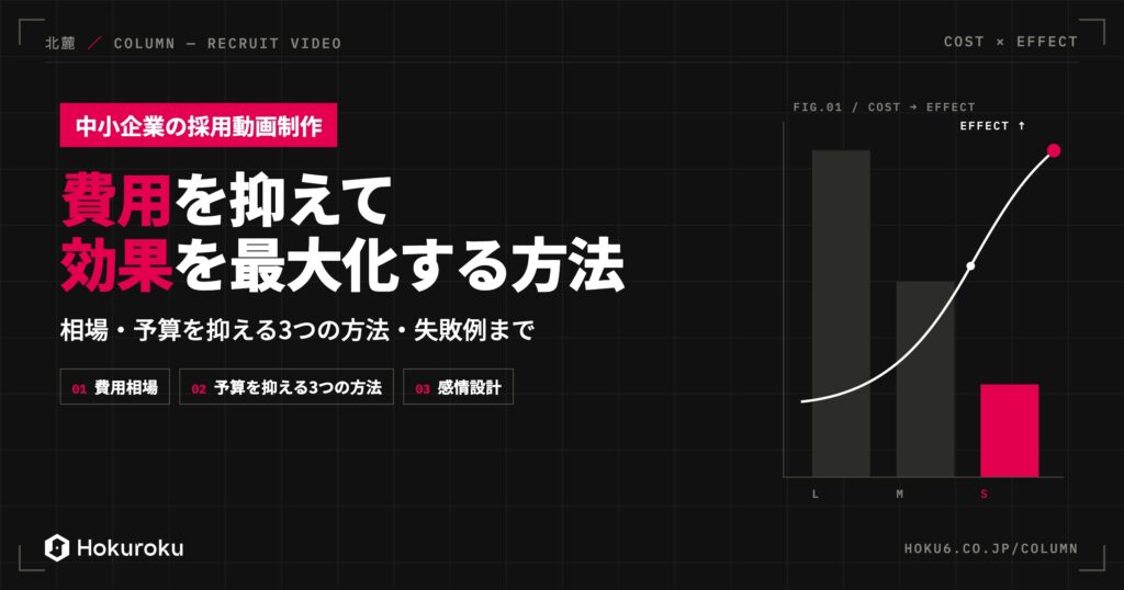 中小企業の採用動画制作｜費用を抑えて効果を最大化する方法